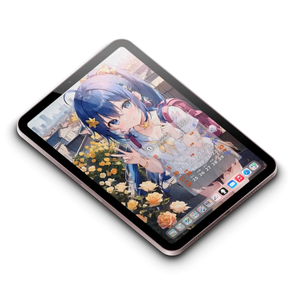 あおにゃん iPad mini 6イメージ