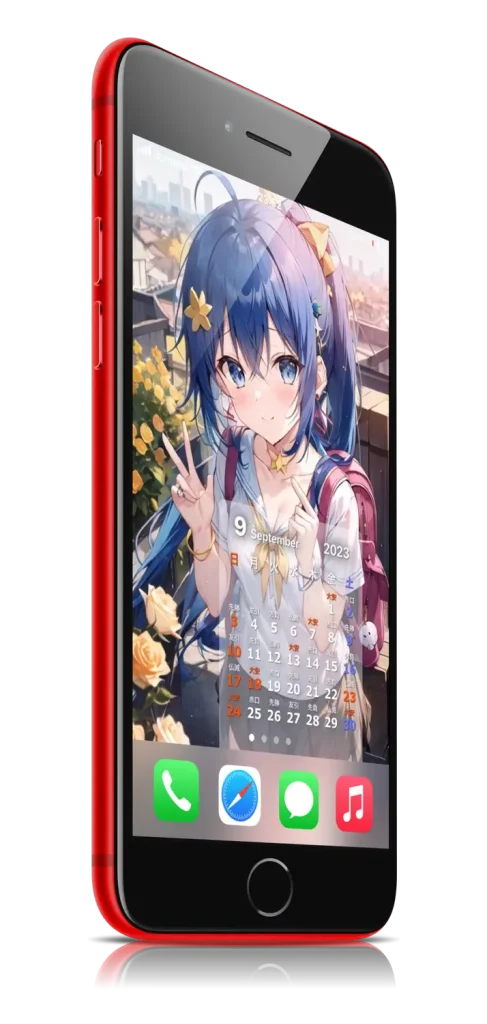 あおにゃん iPhone SE 3イメージ