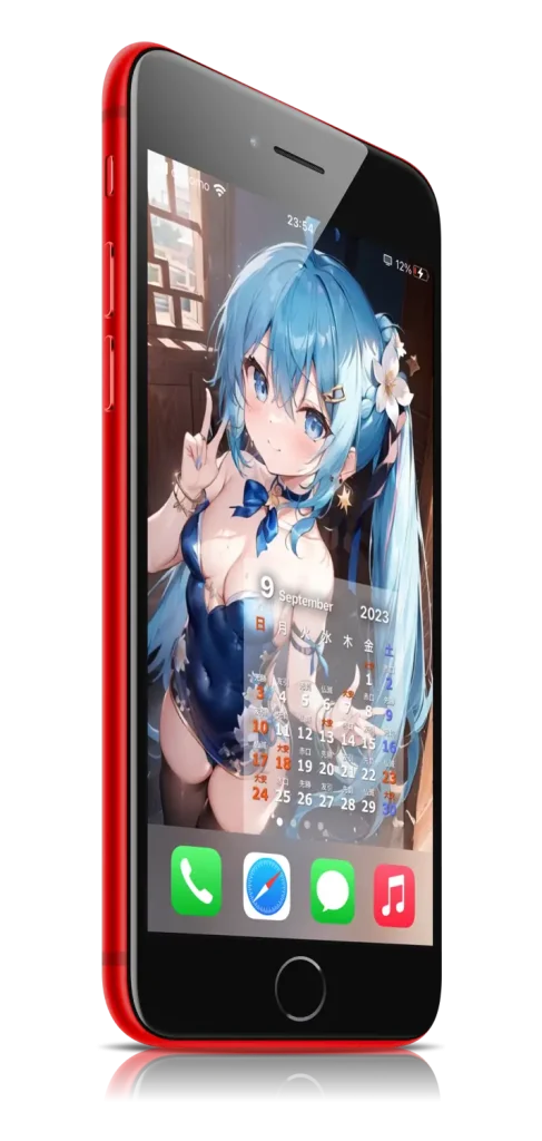 あおにゃん iPhone SE 3イメージ